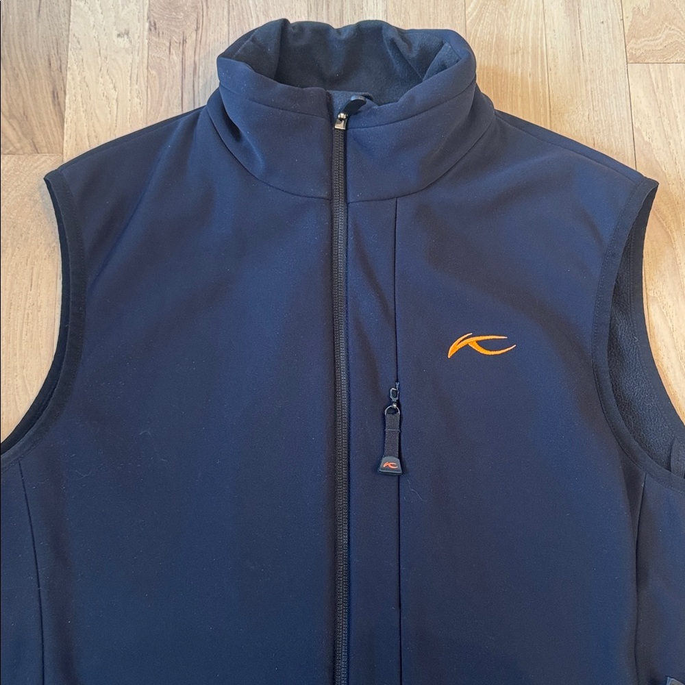 Kjus Black Orange Windstopper Softshell Vest M - image 2